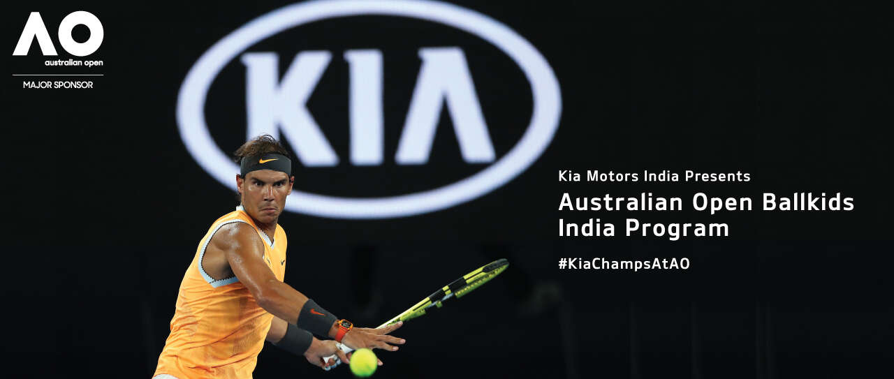 kia motors india sends indias biggest ballkids squad to the australian open 2020