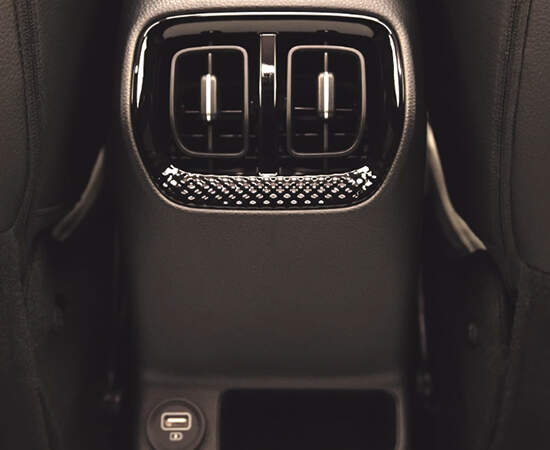 USB chargers (front console, 2nd-row)