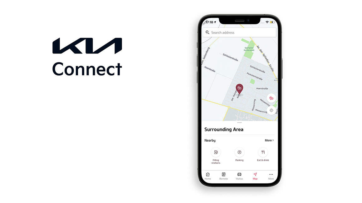 Služby mobilní aplikace Kia Connect 
