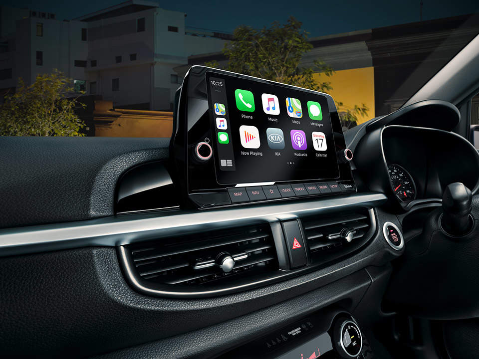 The new Kia Picanto Android Auto and Apple CarPlay