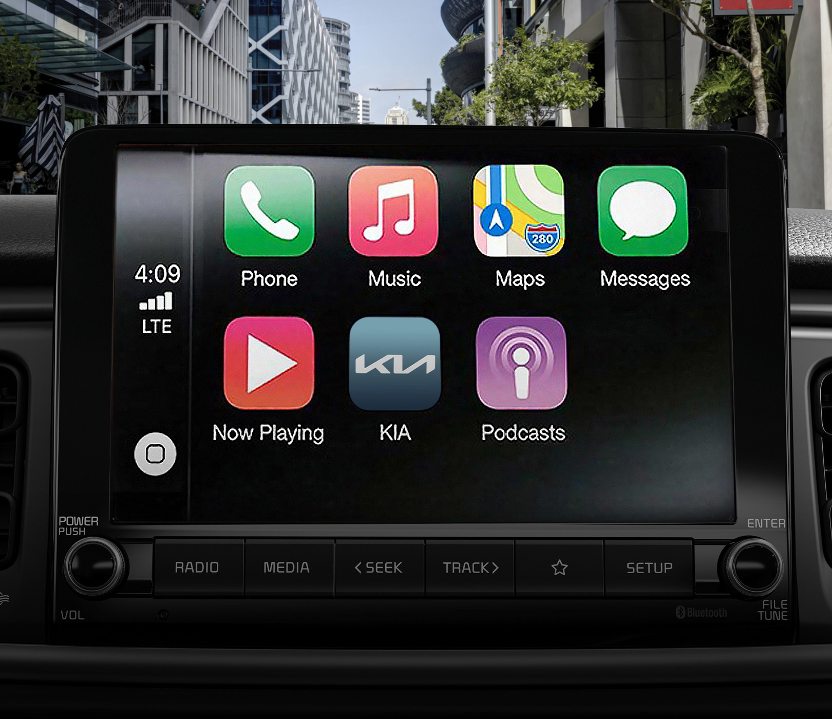 Apple CarPlay inalámbrico del Kia Rio 2022 de 5 puertas