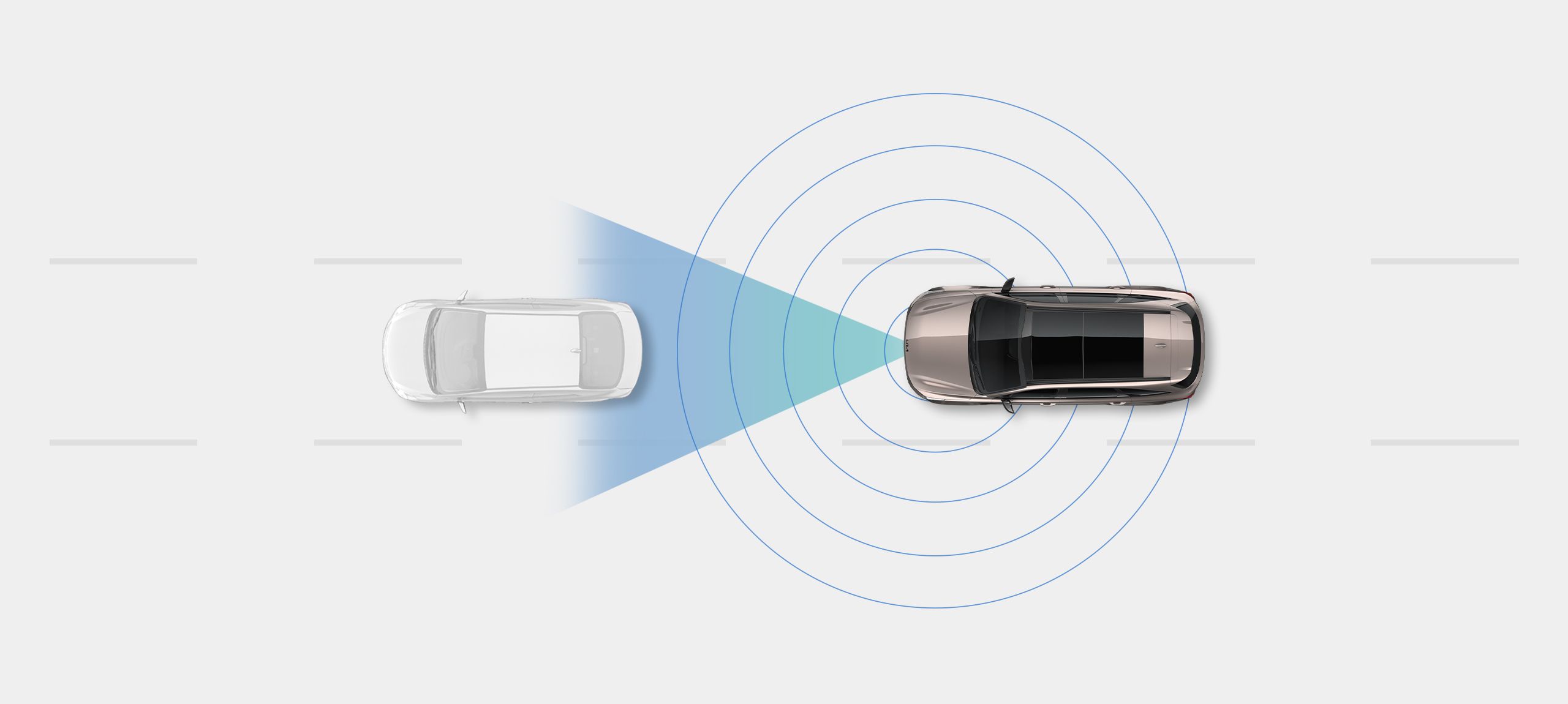 رسم توضيحي لنظام Highway Driving Assist في كيا سورينتو بلج إن هايبرد