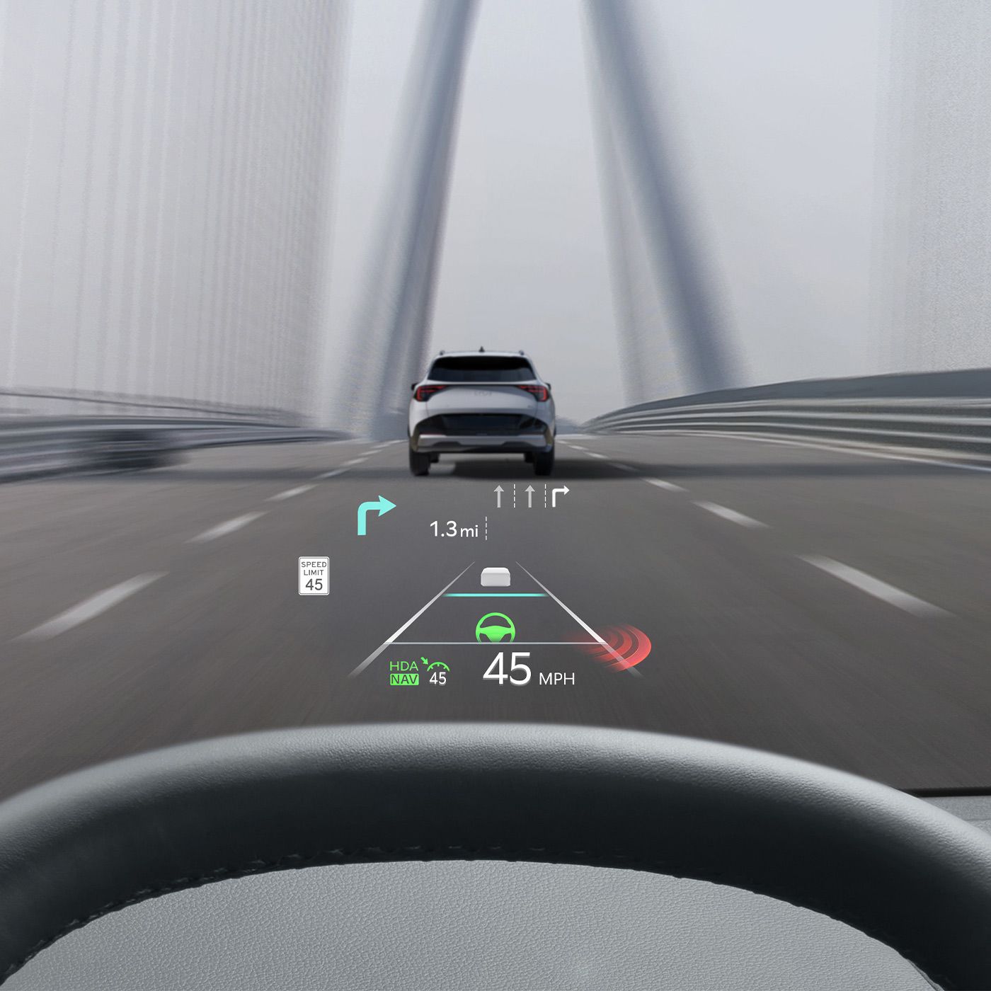 2027 Kia Telluride Head-Up Display
