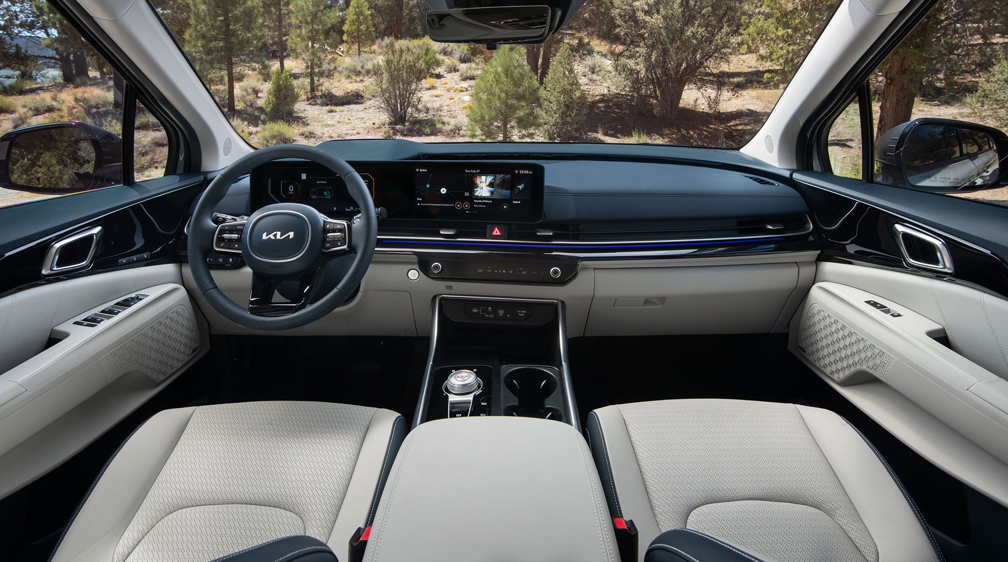 2026 kia carnival mpv hybrid interior dashboard