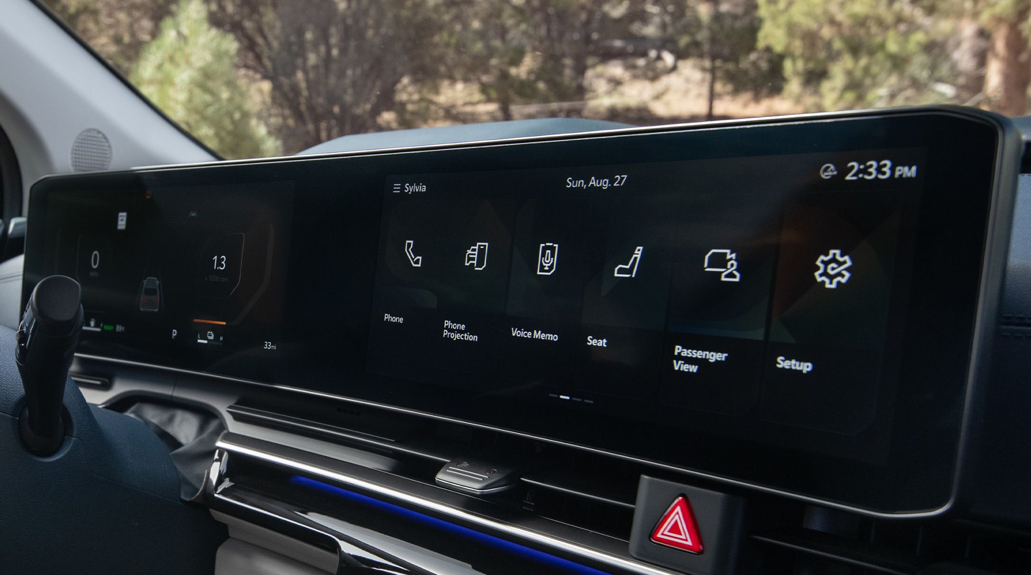 2027 kia carnival mpv hybrid interior dashboard