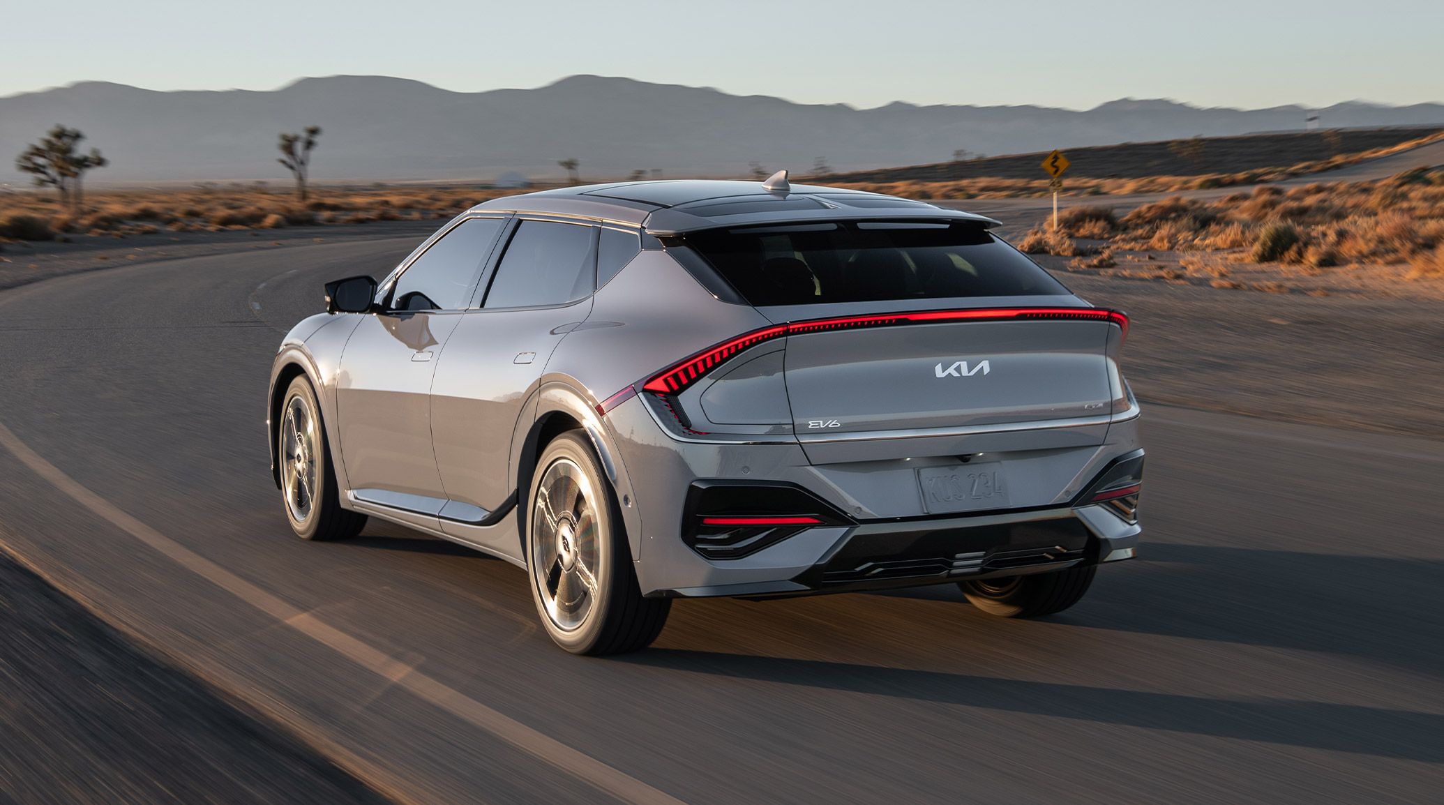 2025 kia ev6 rear driver side exterior view