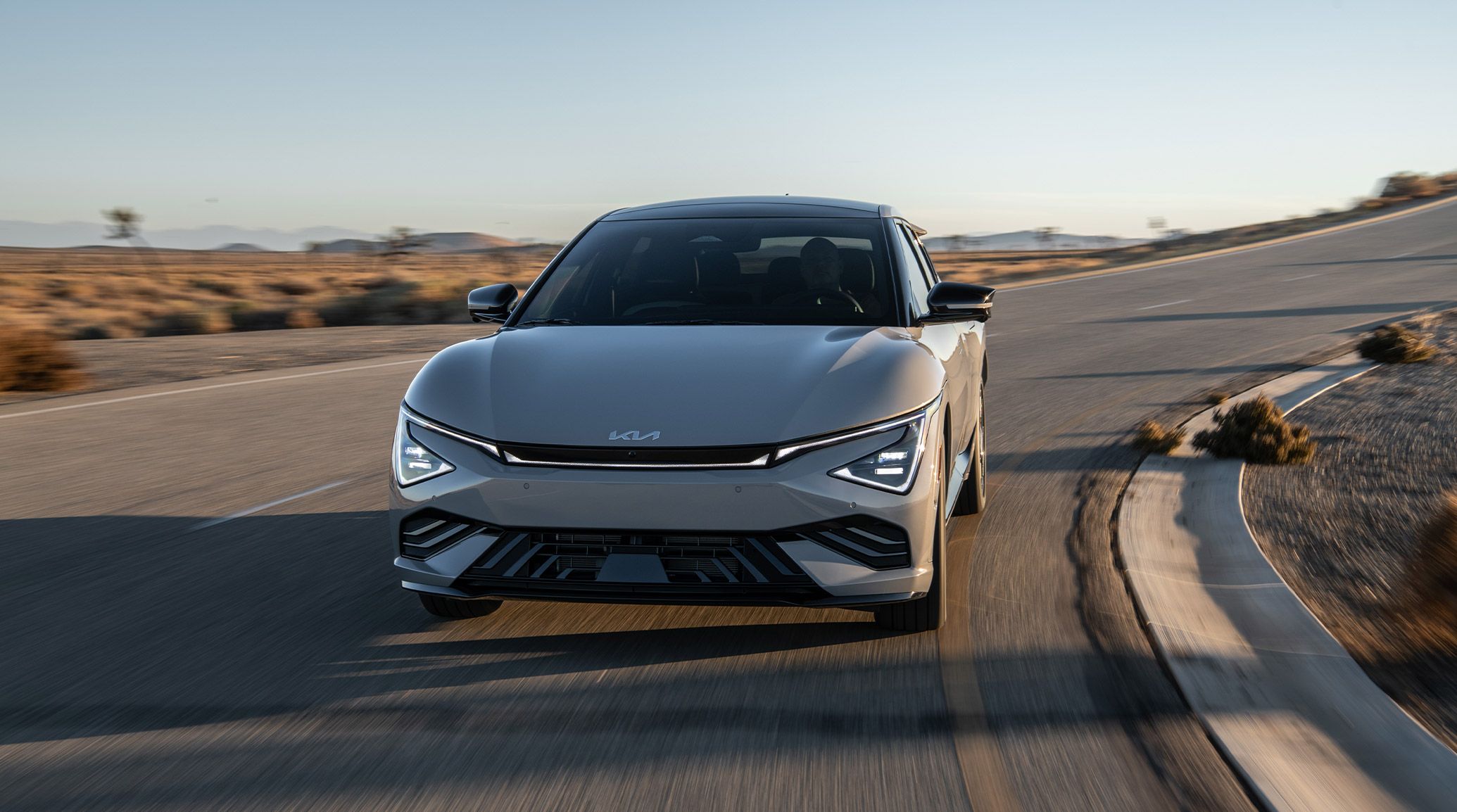 2025 kia ev6 front grille exterior review