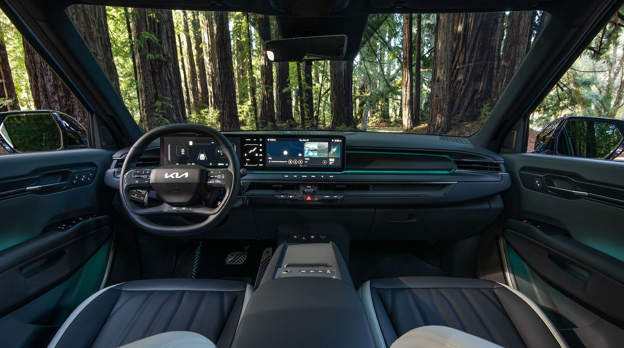 2025 kia ev9 interior dash
