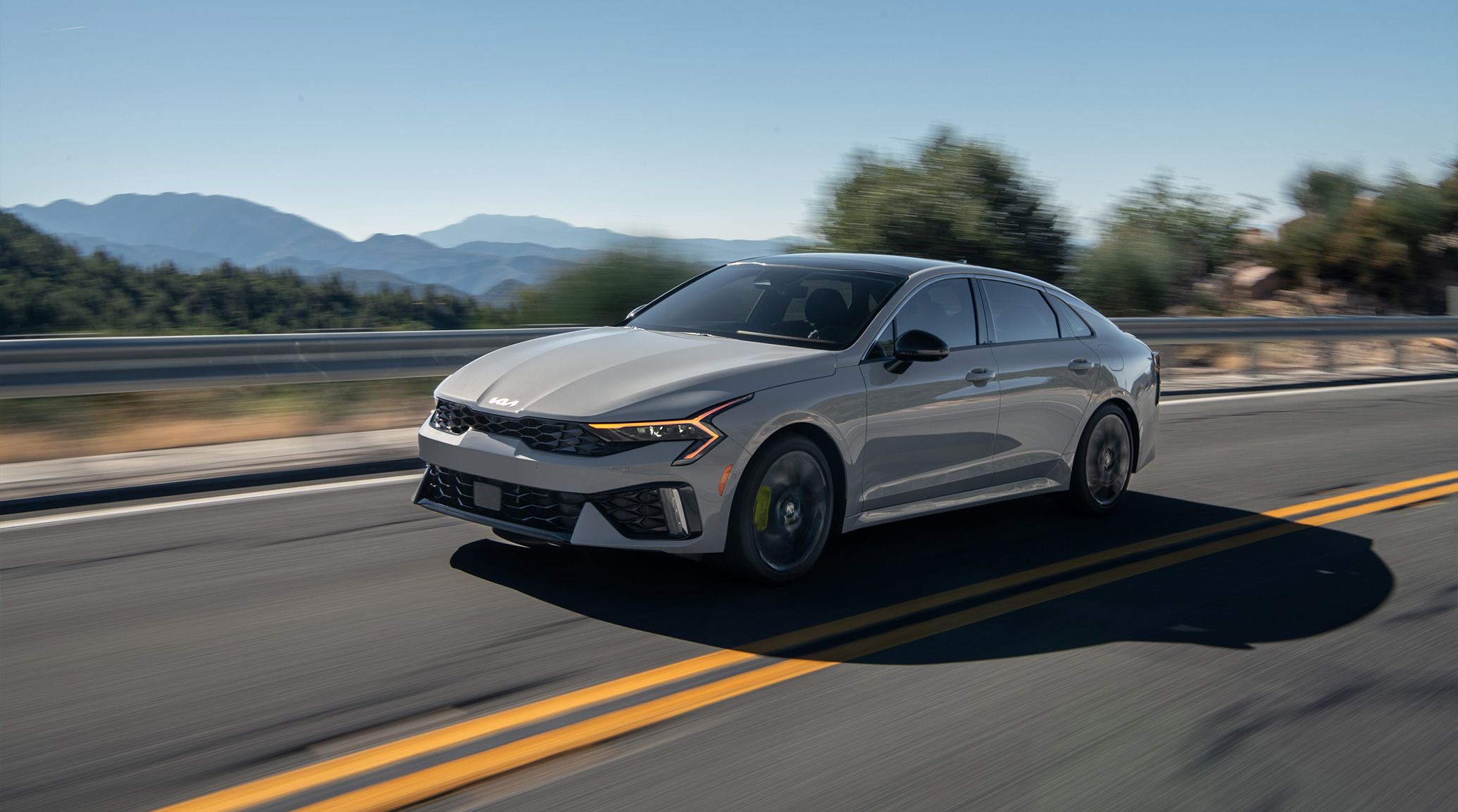 2027 kia k5 front driver side exterior view