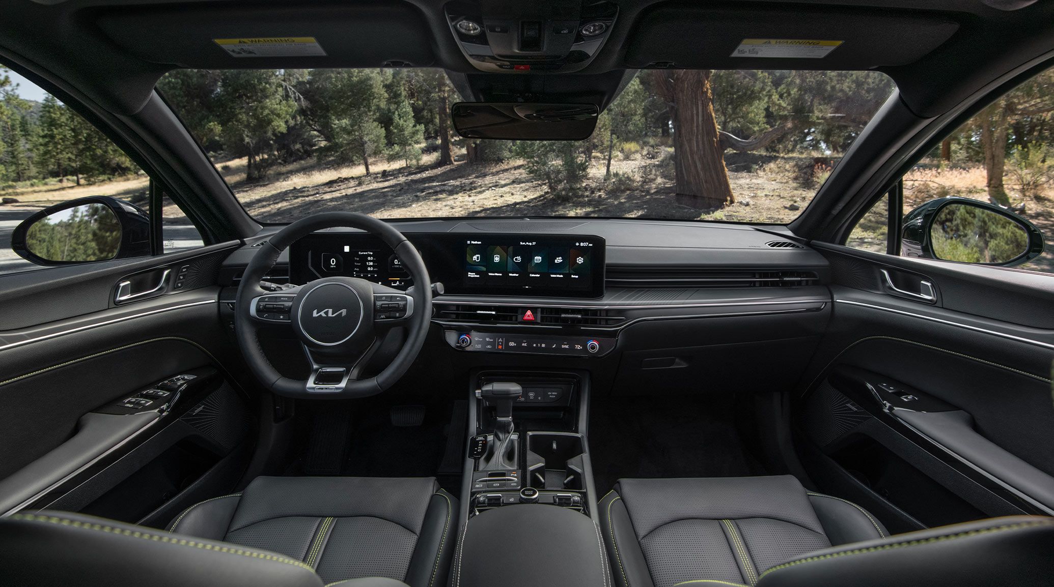 2027 kia k5 interior dashboard