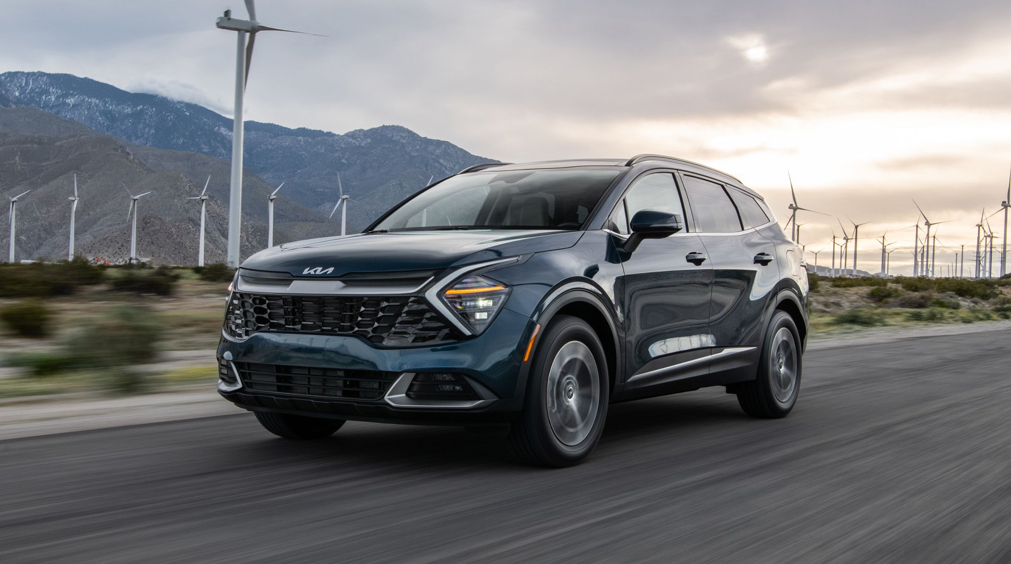 2025 Sportage Hybrid EX AWD driver side exterior front view
