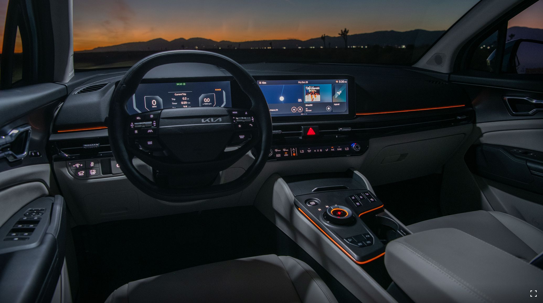 2027 kia sportage hybrid interior dashboard 