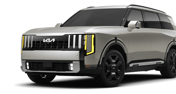 Left facing Telluride HEV SX Prestige trim vehicle image in Panthera Metal Matte