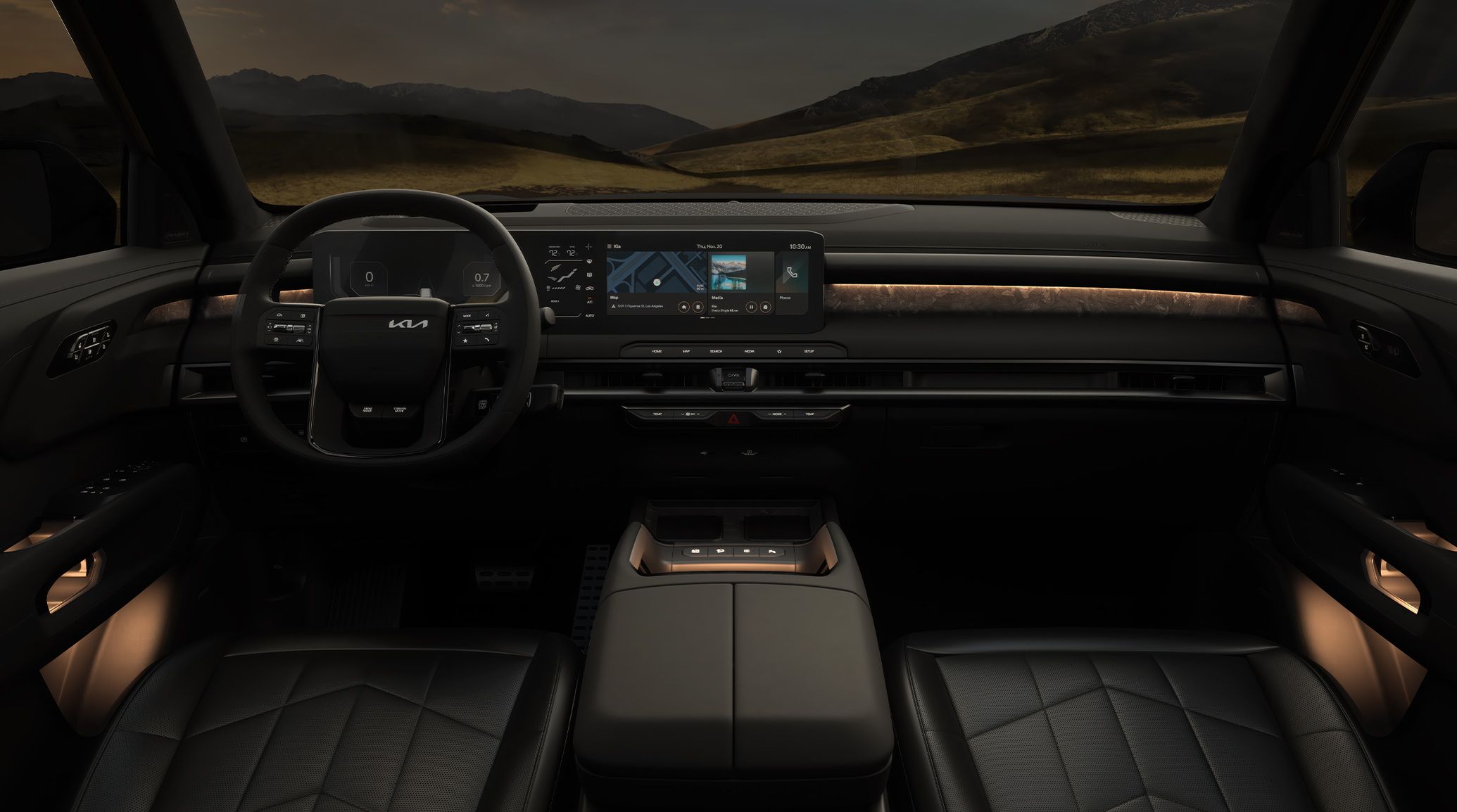 2027 kia telluride interior dashboard