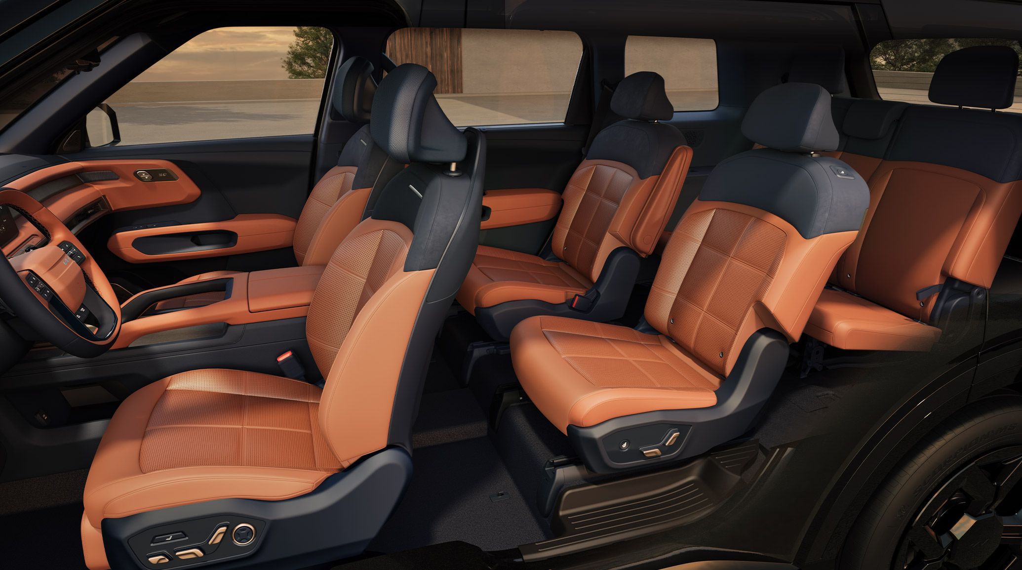 2027 Kia Telluride 3-row seating and cargo space