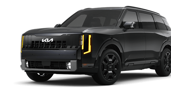 Left facing Telluride SXP AWD trim vehicle image in Wolf Gray