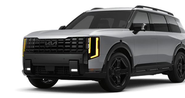 Left facing Telluride X-Line SX AWD trim vehicle image in Wolf Gray