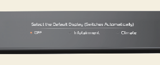 Panel Mode Button Press and hold the button to select the default mode for the control panel.