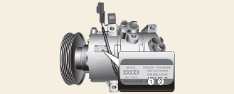A compressor label informs you the type of compressor your vehicle is ...