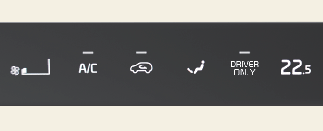 Element Climate Control Panel Touch the icon on the switchable controller to select the desired ...