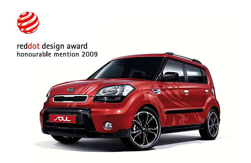 The Soul becomes Korea's first car to receive a red dot Design Award
