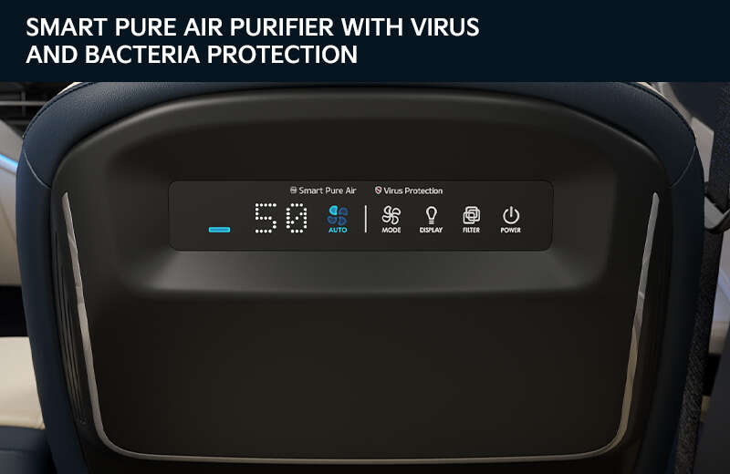 Next-Gen Smart Pure Air Purifier with Virus and Bacteria Protection