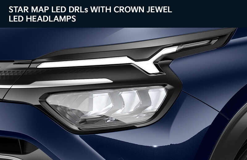Star Map LED DRLs with Crown Jewel LED Headlamps