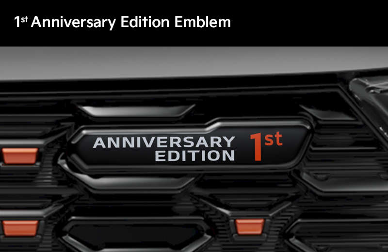 1st Anniversary Edition Emblem adds a celebratory touch to the Sonet