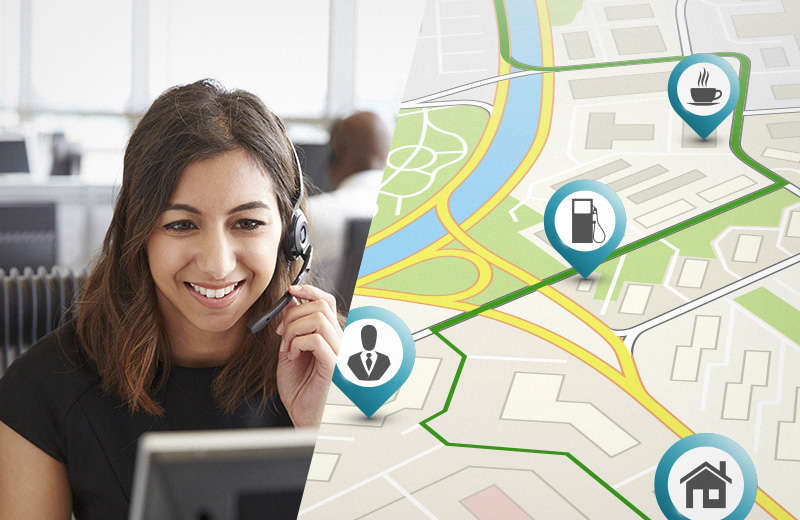 Call Center assisted navigation 
