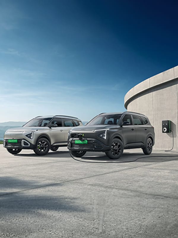 Driver and Passenger Relaxation Seats in Kia Carens Clavis EV electric car