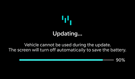 Download progress screen