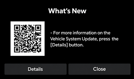 Completion confirmation screen
