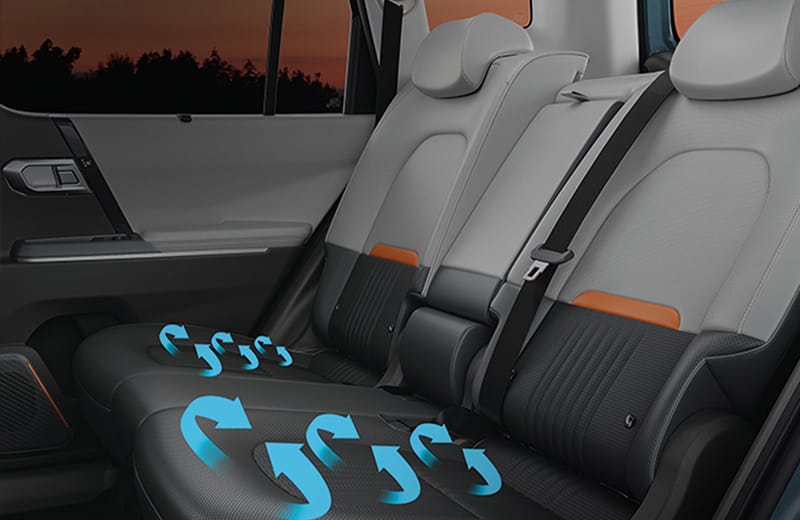 Second Row Seat Recline & Slide with Seat Ventilation Cushion (Seat only)