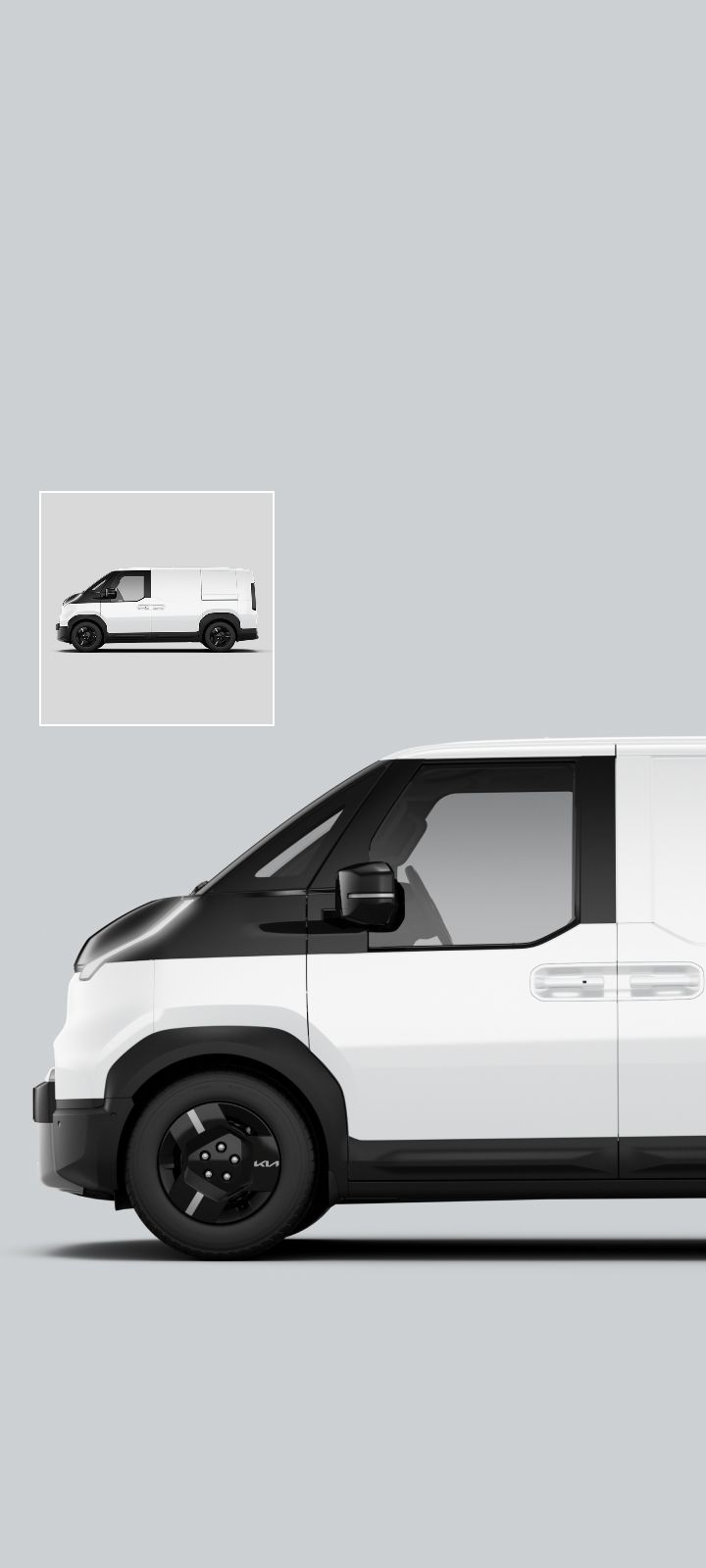 Full side view of the Kia PV5 Cargo