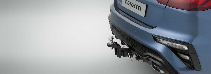 Cerato Tow Bar Kit with Trailer Wiring