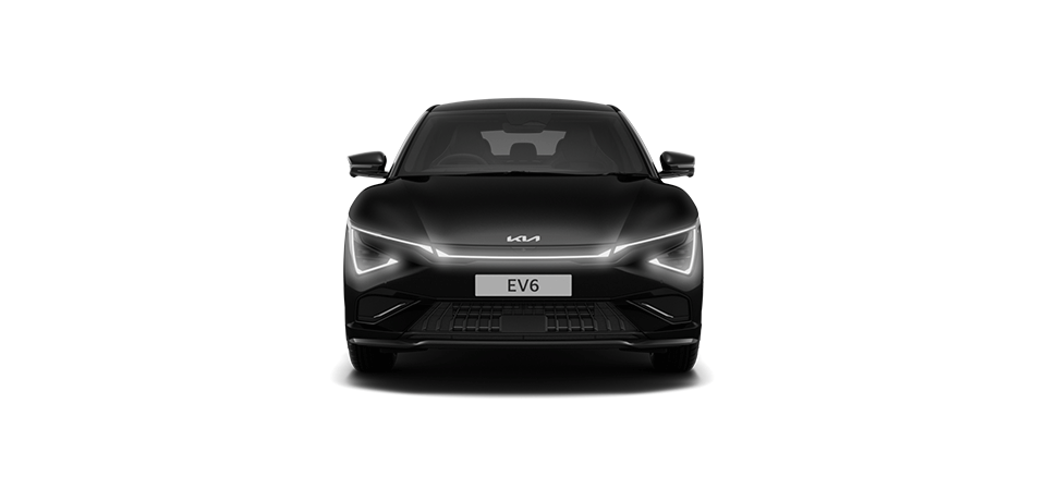 Kia EV6 GT Aurora Black Pearl - Front view