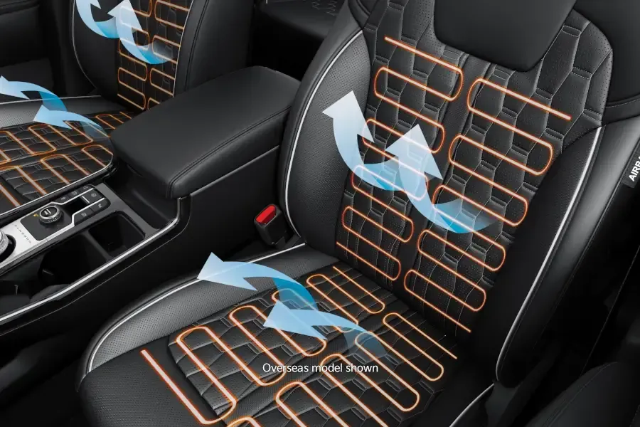 Kia Sorento heated ventilated seats