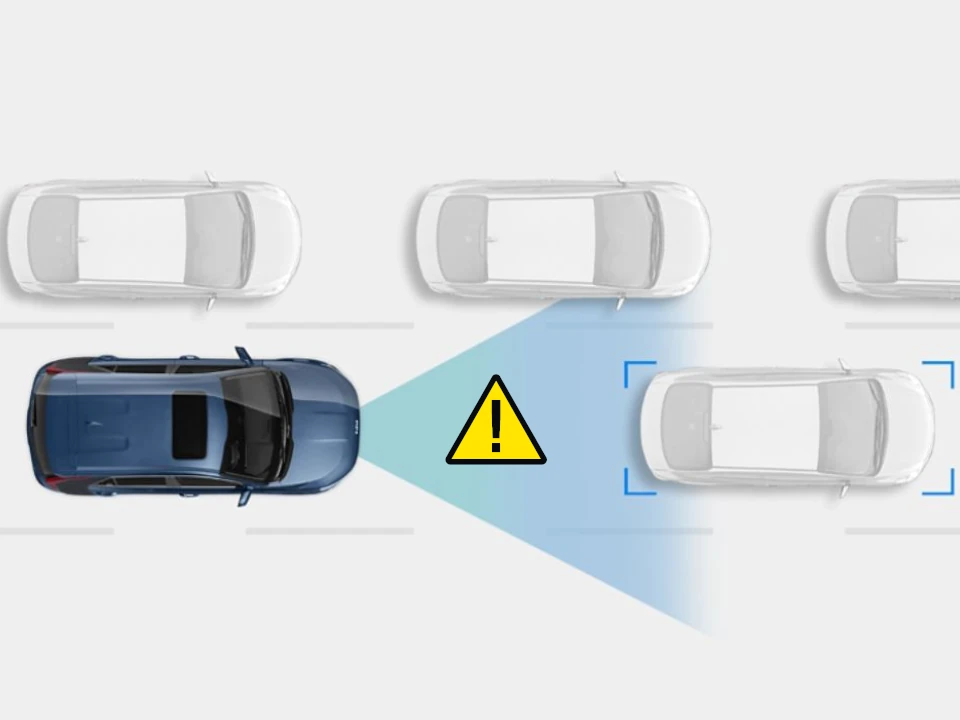 Driver Attention Warning (DAW)* with Lead Vehicle Departure Alert