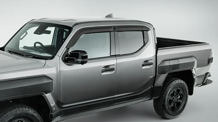 Weathershields set - Matte Black