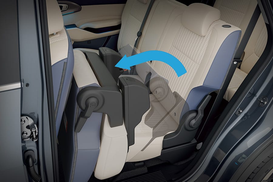 One-touch easy electric tumble seat