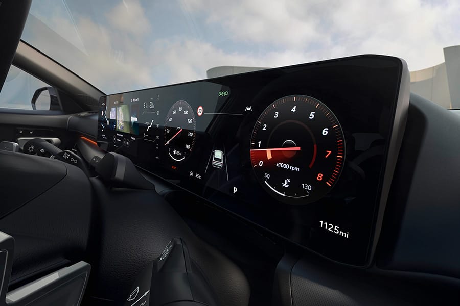 Ultra-wide panoramic display
