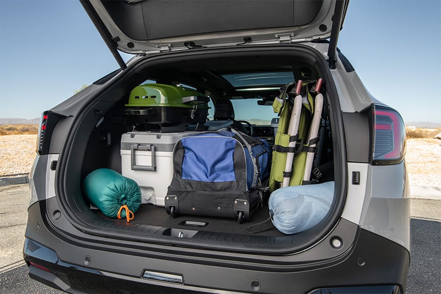 Spacious luggage capacity
