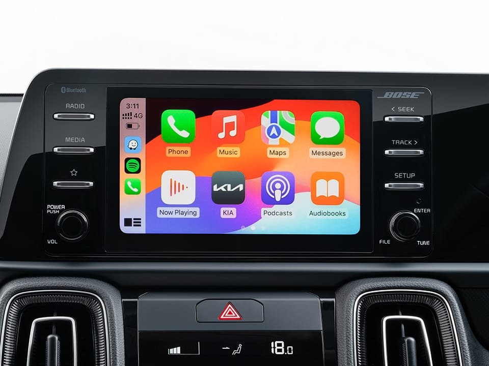 8-inch color touch screen display audio 