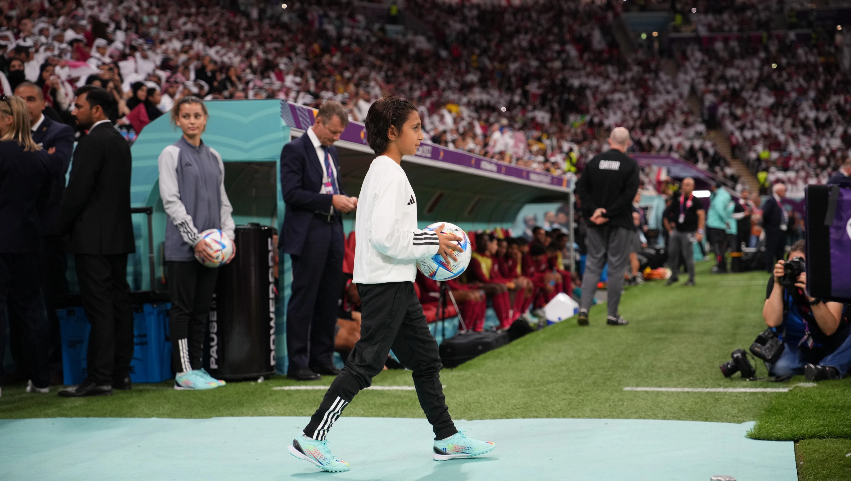 At Last, the Children Who Stand at the Start of the FIFA World Cup