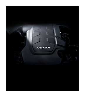 Lambda 3.8 V6 GDi engine