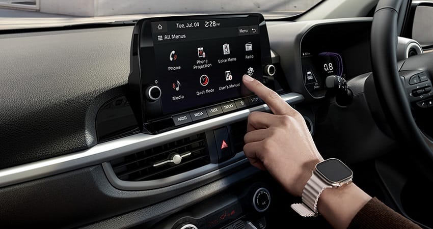 8-inch audio display