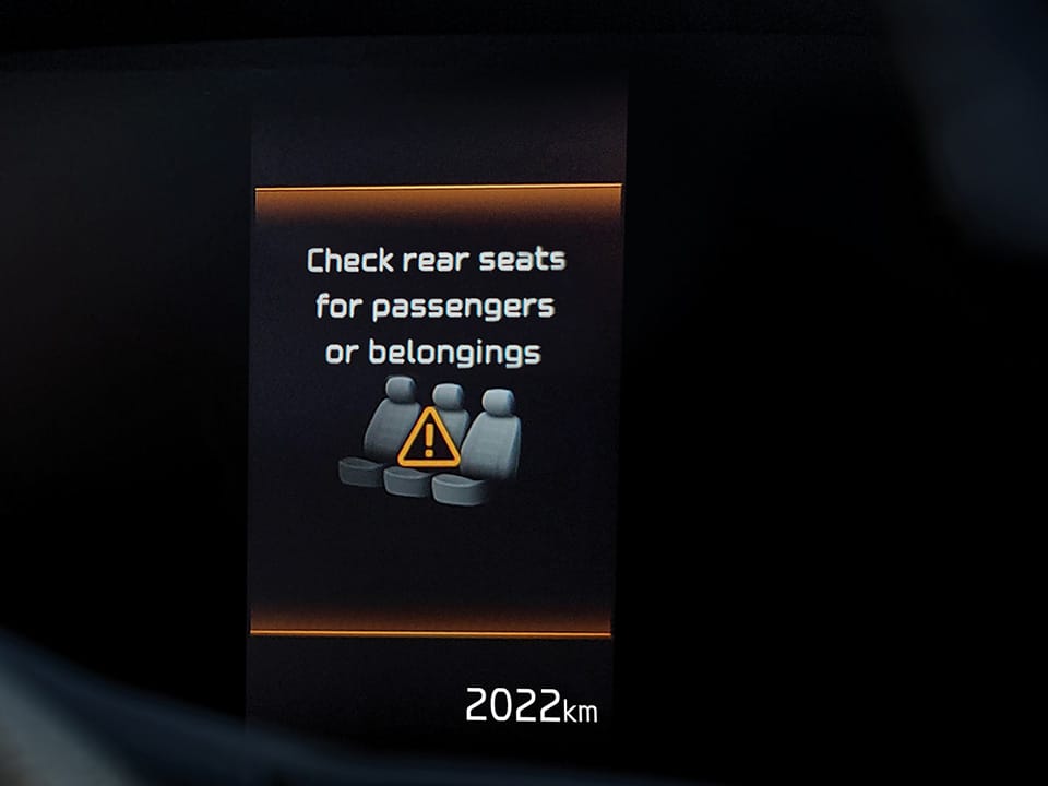 Rear Occupant Alert (ROA)