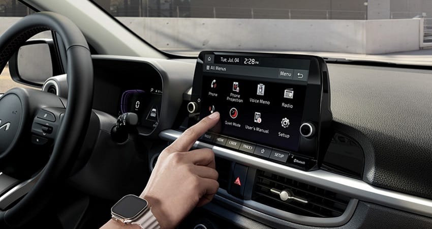 Pantalla multimedia de 8 pulgadas 