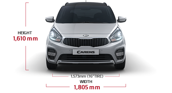 Carens Specification | SUV&MPV | Kia Motors Sudan EN