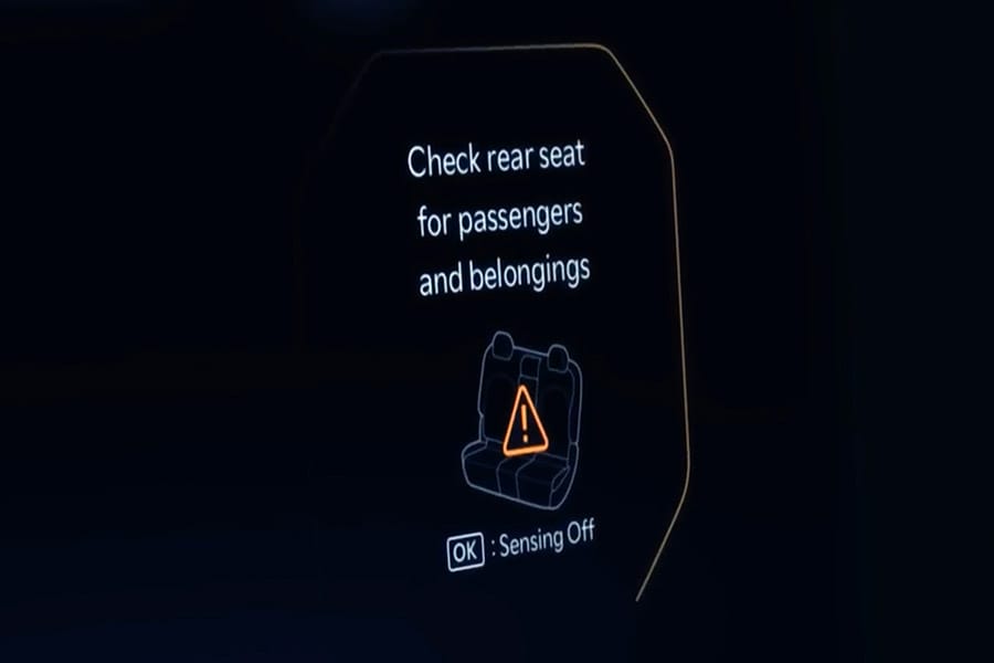 Rear Occupant Alert (ROA)